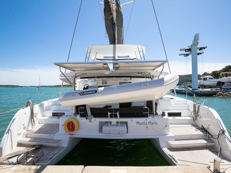Bareboat Rental Catamaran Lagoon with a boat licence