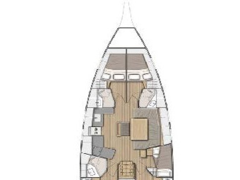 Bareboat Rental Sailboat Bénéteau with a boat licence