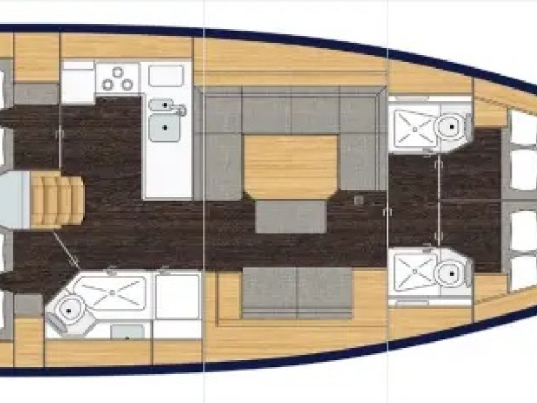 Sailboat rental in Punat - Bavaria Bavaria C45 Holiday