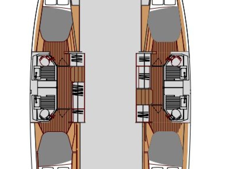 Yacht charter Ajaccio cheap Astrea 42
