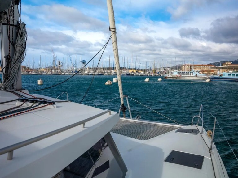 Fountaine Pajot Isla 40 charter bareboat or captained in  Toulon