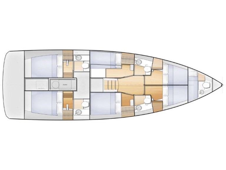 Jeanneau Sun Loft 47 in Alimos on SamBoat
