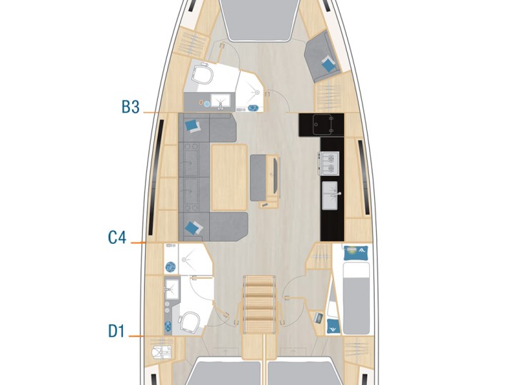 Sailboat for rent Biograd na Moru at the best price
