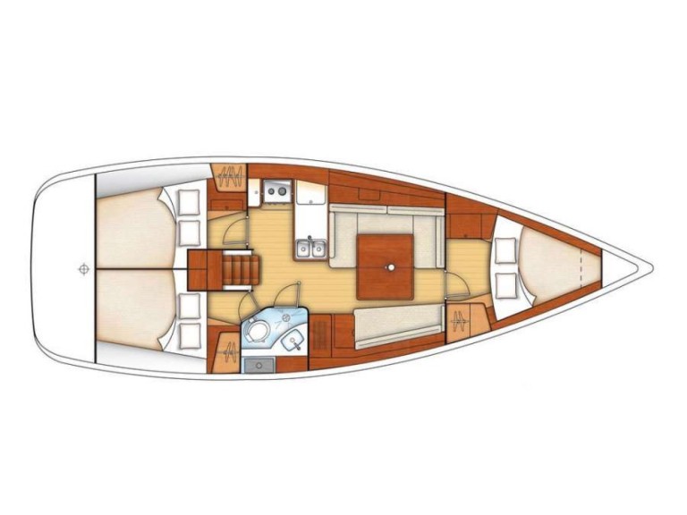 Boat rental Bénéteau Oceanis 37 in Saint-Quay-Portrieux on Samboat