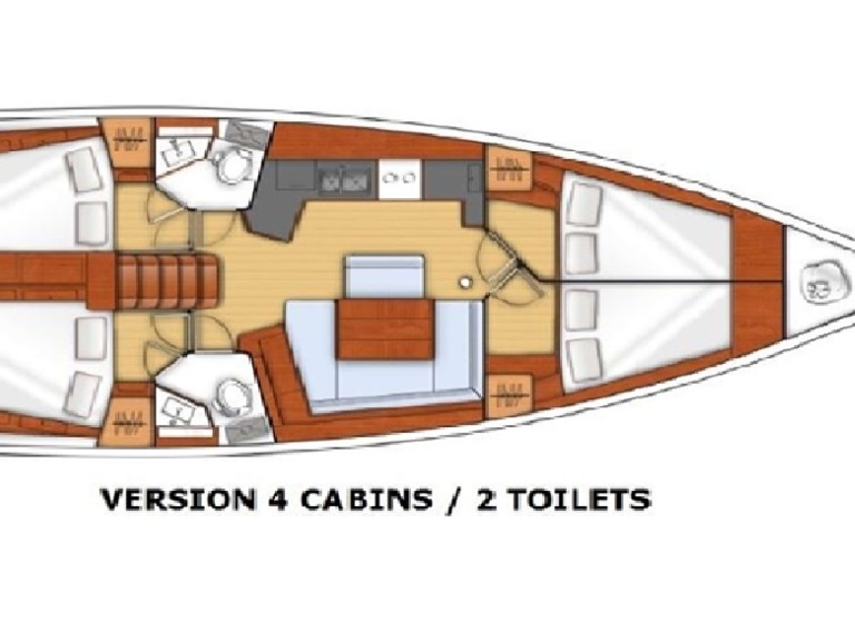 Rent a Bénéteau Oceanis 45 Puntone