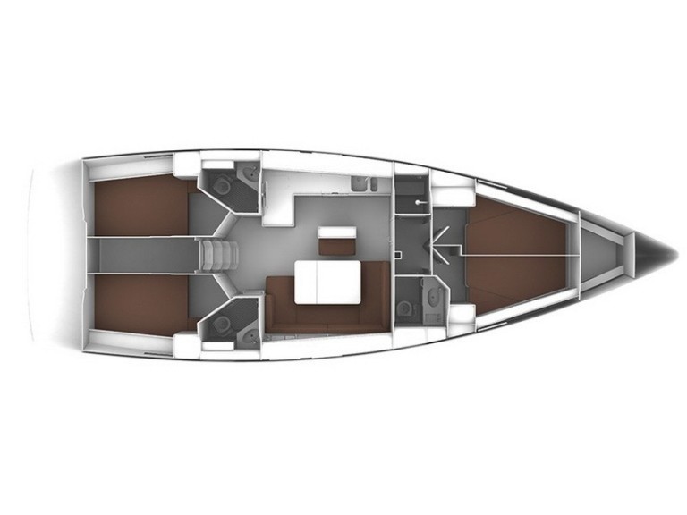 Sailboat rental with or without captain Bavaria Palermo