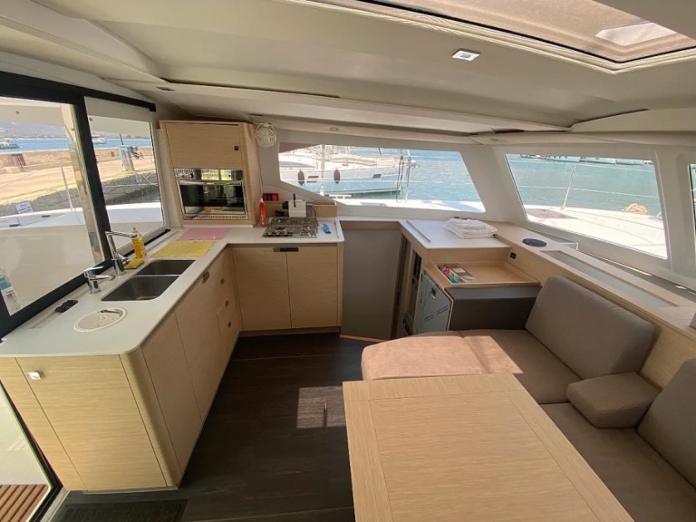 Bareboat Rental Catamaran Fountaine Pajot with a boat licence