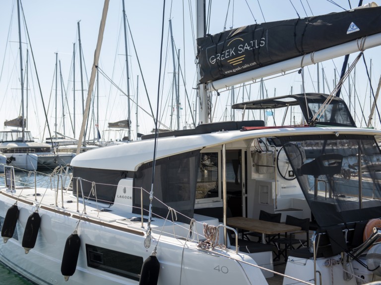 Bareboat Rental Catamaran Lagoon with a boat licence