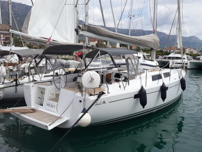 Hanse Hanse 415 charter bareboat or captained in  Primošten
