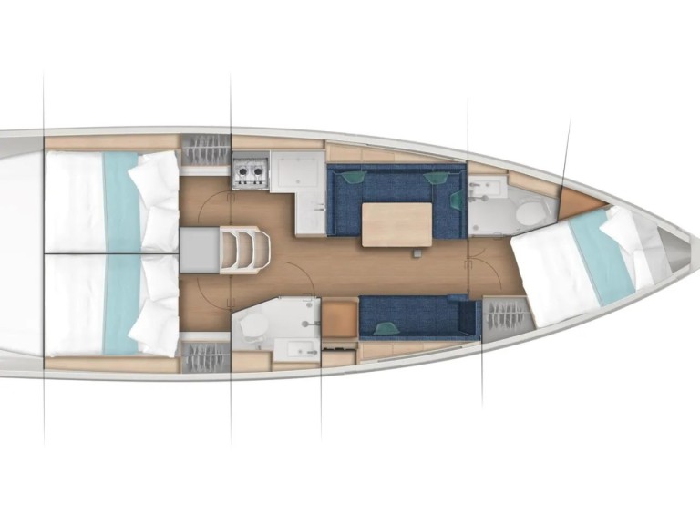Jeanneau Sun Odyssey 380 charter bareboat or captained in  Kos