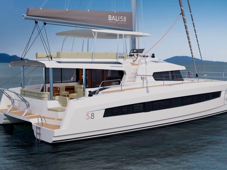Bareboat Rental Catamaran Bali with a boat licence