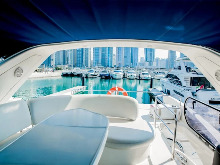 Azimut Azimut 50 charter bareboat or captained in  Dubai Marina