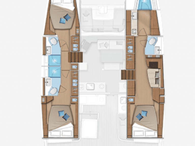 Lagoon Lagoon 46 charter bareboat or captained in  Road Town