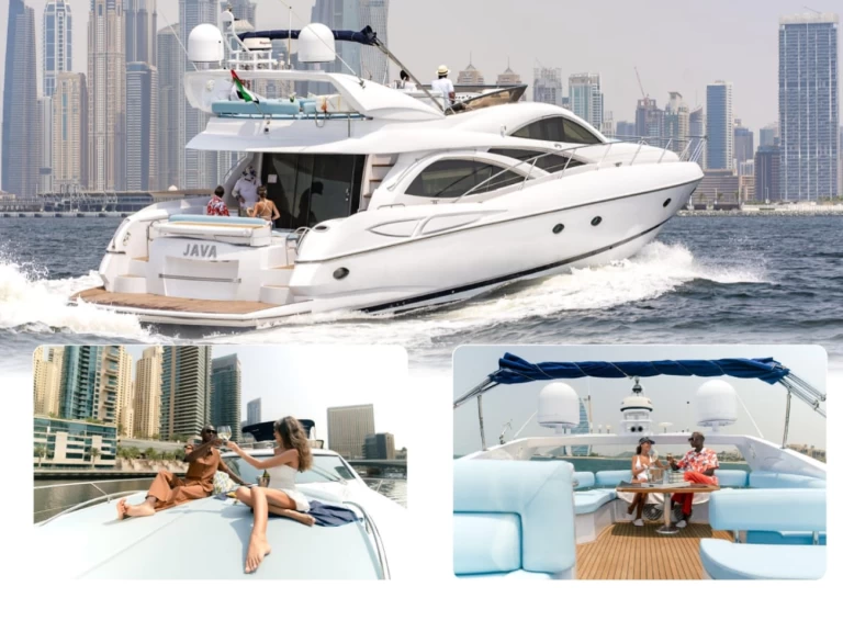 Sunseeker Sunseeker 60 charter bareboat or captained in  Dubai Marina