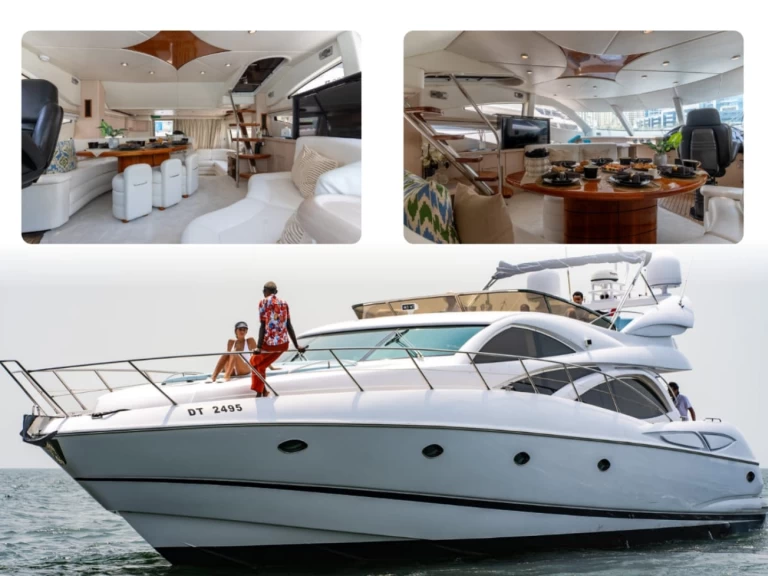 Sunseeker Sunseeker 64 charter bareboat or captained in  Dubai