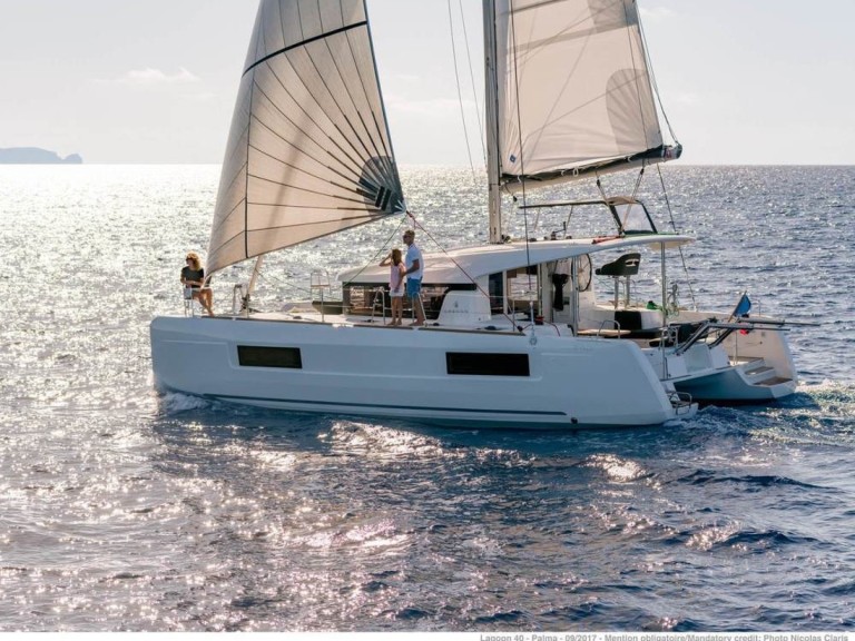 Bareboat Rental Catamaran Lagoon with a boat licence