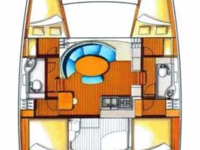 Bareboat Rental Catamaran Lagoon with a boat licence