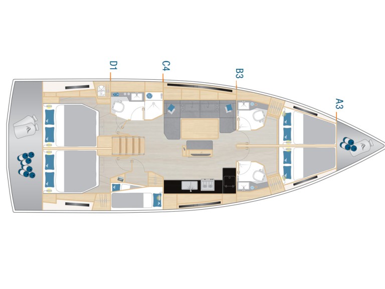 Sailboat for rent Sukošan at the best price