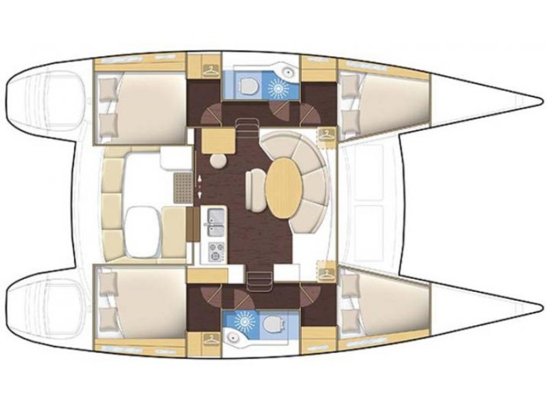 Lagoon Lagoon 380 S2 charter bareboat or captained in  Rhodes (City)
