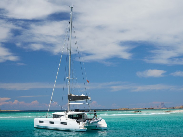 Lagoon Lagoon 46 charter bareboat or captained in  Sant Antoni de Portmany