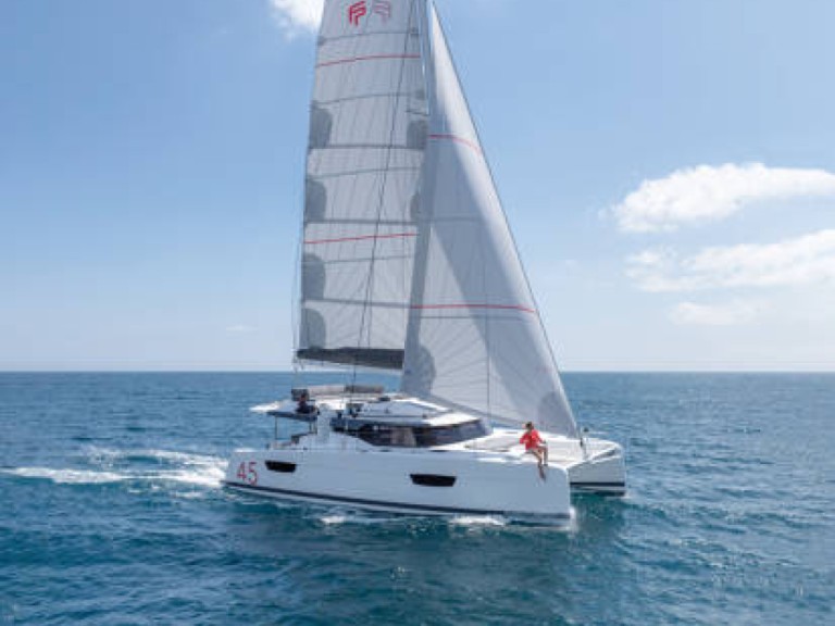 Catamaran rental with or without captain Fountaine Pajot Punat