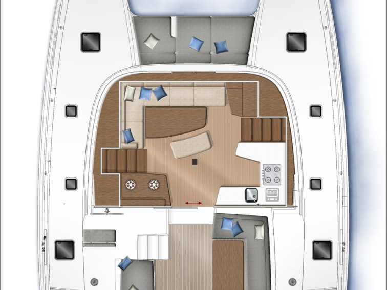 Catamaran rental with or without captain Lagoon Seget Donji