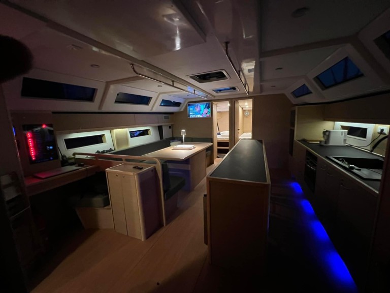 D&D Yacht D&D Kufner 54 charter bareboat or captained in  Salerno