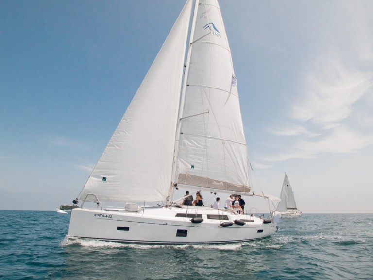 Yacht charter Dénia cheap Hanse 388