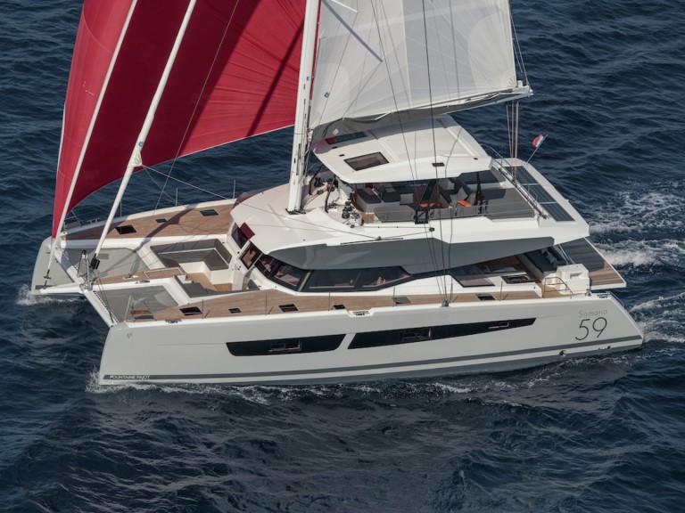 Catamaran rental with or without captain Fountaine Pajot Olbia