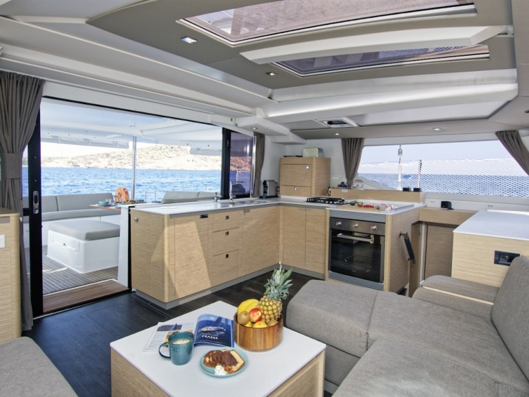 Bareboat Rental Catamaran Fountaine Pajot with a boat licence