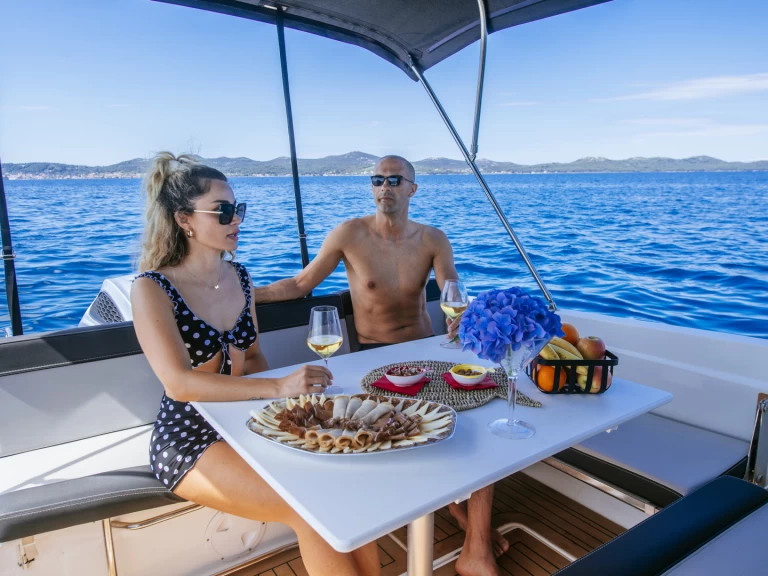 Jeanneau Merry Fisher 795 charter bareboat or captained in  Zadar