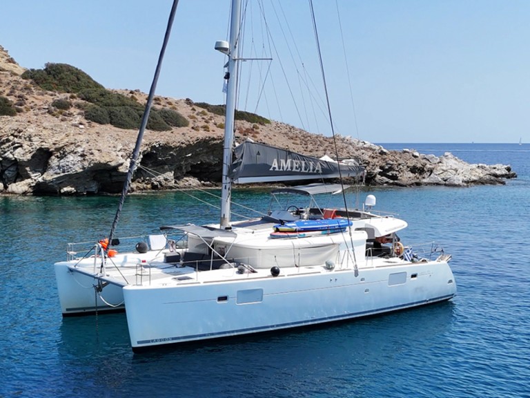 Bareboat Rental Catamaran Lagoon with a boat licence