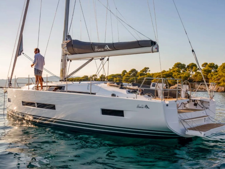 Hanse Hanse 410 charter bareboat or captained in  Marseille