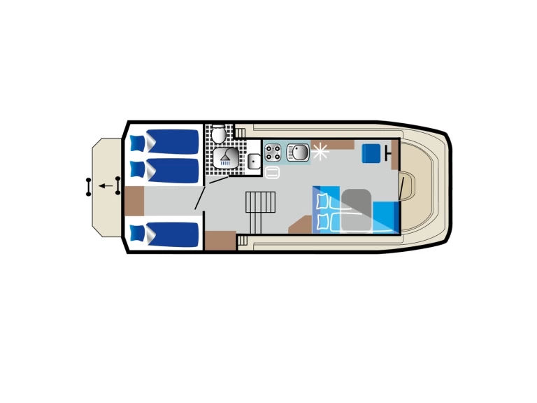 Motorboat rental with or without captain  Mildenberg