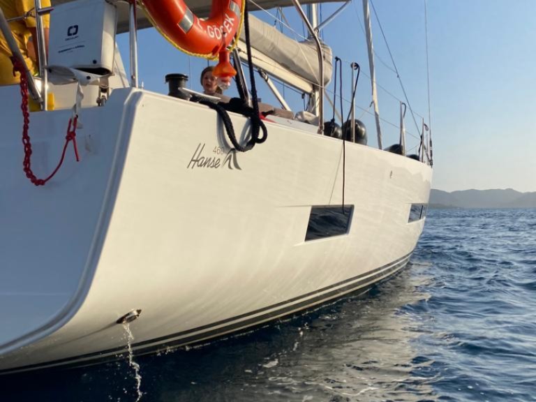 Yacht charter Göcek cheap Hanse 460