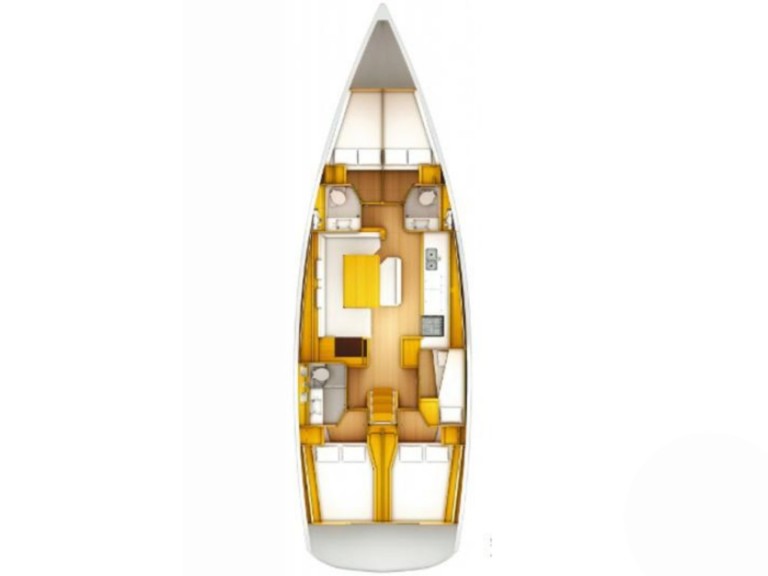 Sailboat rental with or without captain Jeanneau Seget Donji