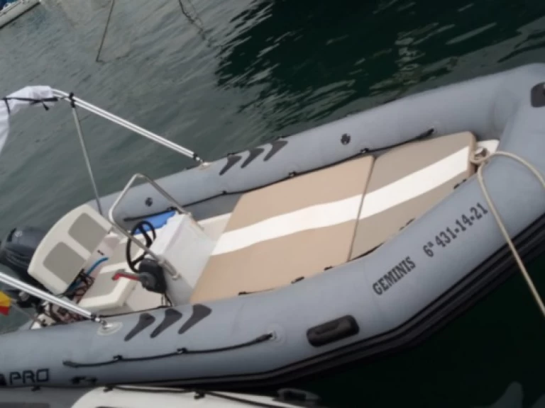 Bareboat Rental RIB Zodiac with a boat licence