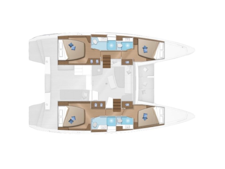 Boat rental Lagoon Lagoon 42 in Capo d'Orlando on Samboat