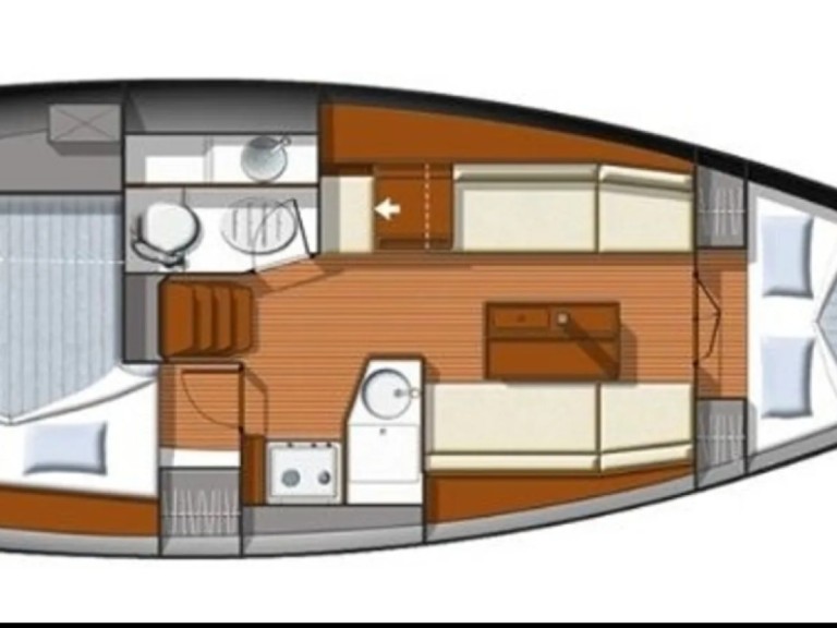 Bareboat Rental Sailboat Jeanneau with a boat licence