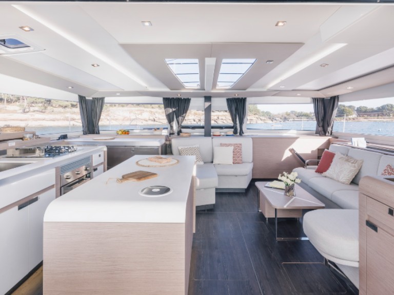 Catamaran rental with or without captain Fountaine Pajot Le Marin