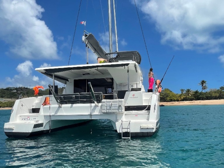 Fountaine Pajot Isla 40 charter bareboat or captained in  Pointe-à-Pitre