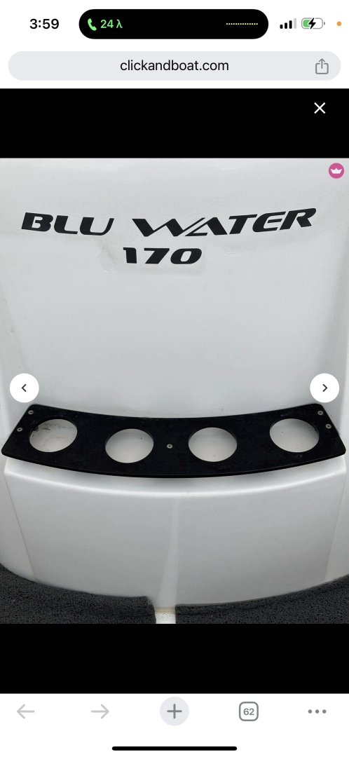 Motorboat rental in Faliraki - Poseidon Bluewater 480