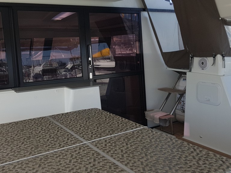 Catamaran rental with or without captain Fountaine Pajot Cogolin