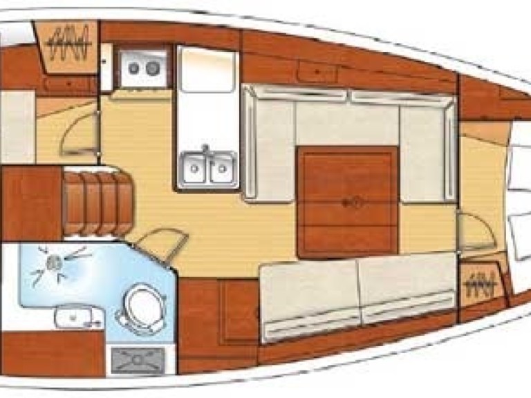 Sailboat rental with or without captain Bénéteau Arzon