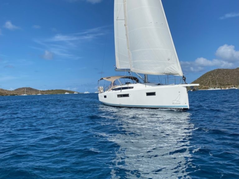 Jeanneau Sun Odyssey 410 charter bareboat or captained in  Road Town