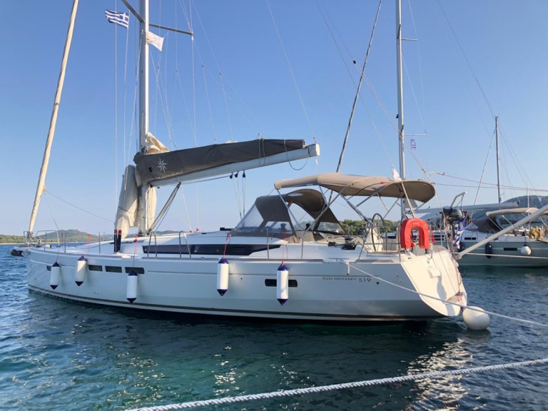 Jeanneau Sun Odyssey 519 charter bareboat or captained in  Corfu