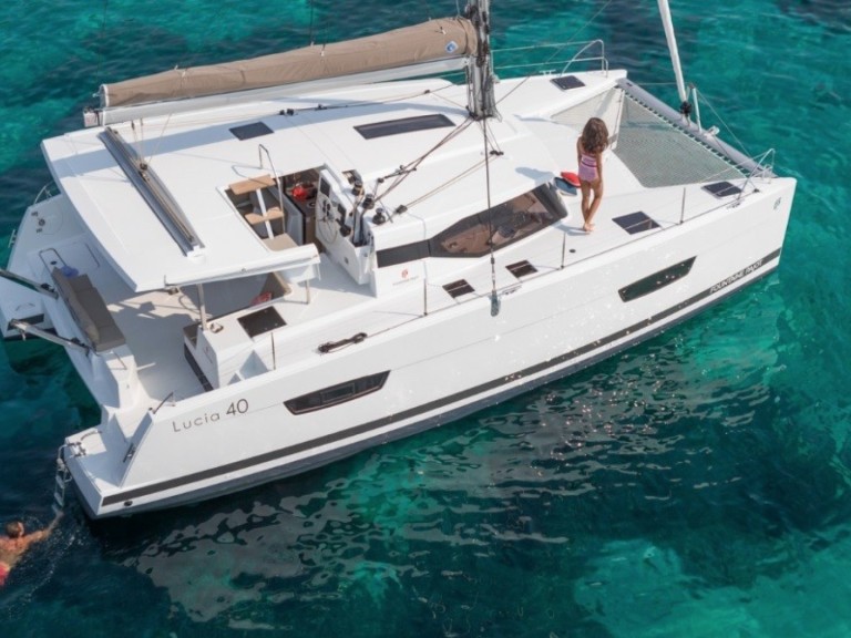 Catamaran rental with or without captain Fountaine Pajot Zaton
