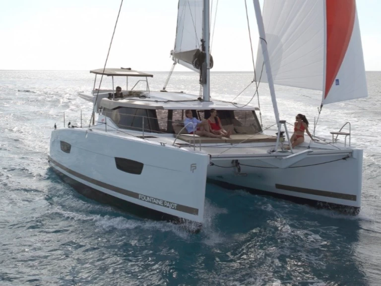 Bareboat Rental Catamaran Fountaine Pajot with a boat licence
