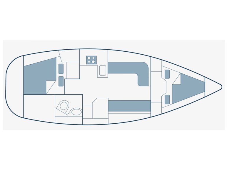 Boat rental Bavaria Bavaria 33 in Nikiána on Samboat