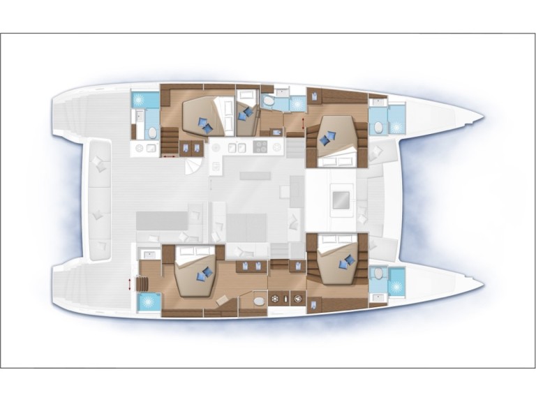 Boat rental Lagoon Lagoon 560 in Cugnana Verde on Samboat